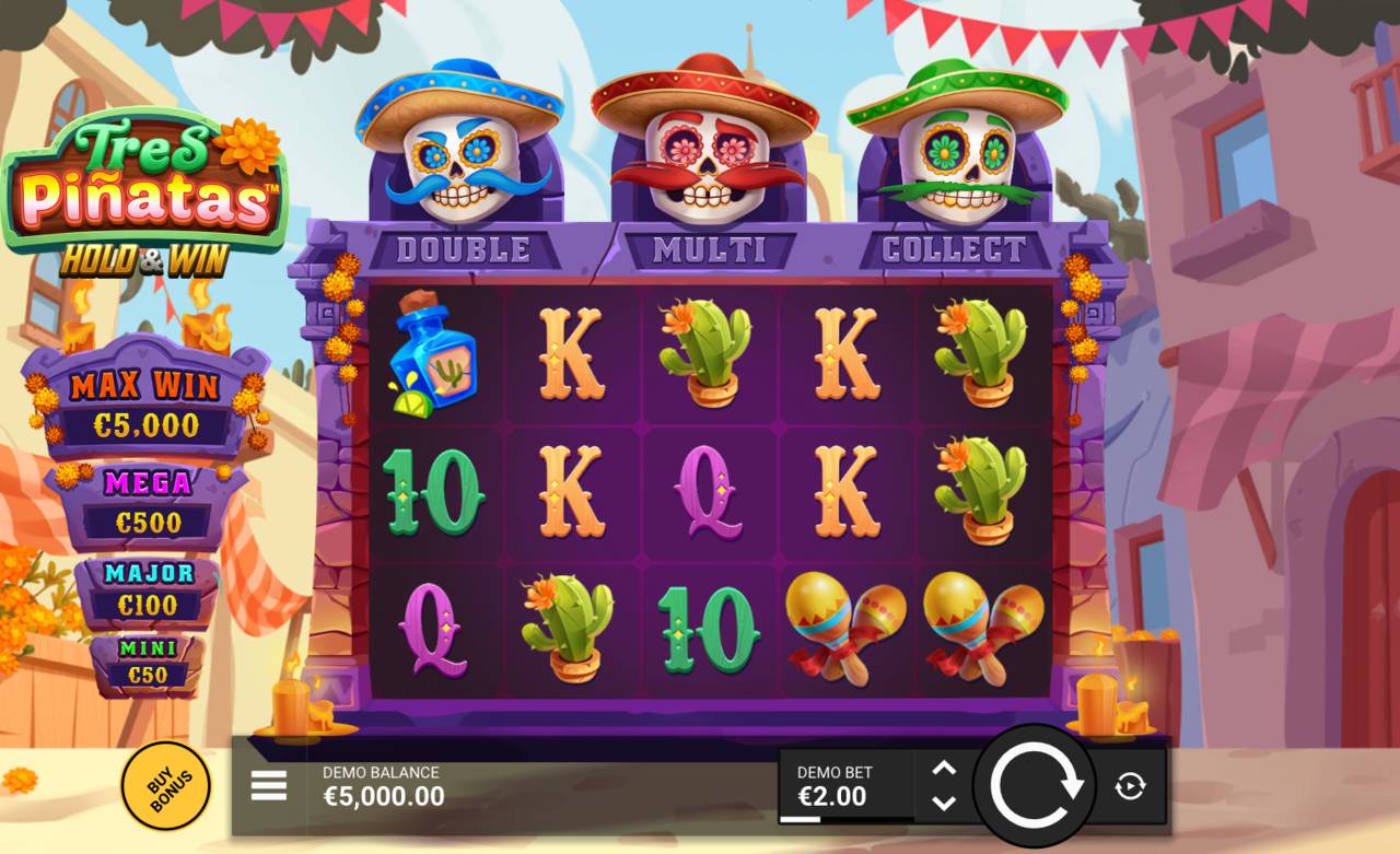 Tres Pinatas Hold And Win (Hacksaw Gaming) Image 1